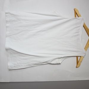 talbot white tank top